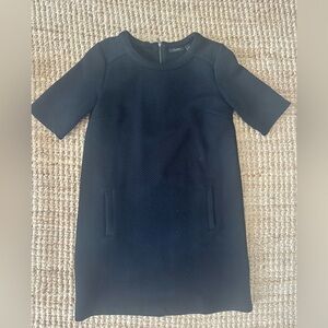 Halogen Black Sheath Dress 3/4 Raglan Sleeves size small